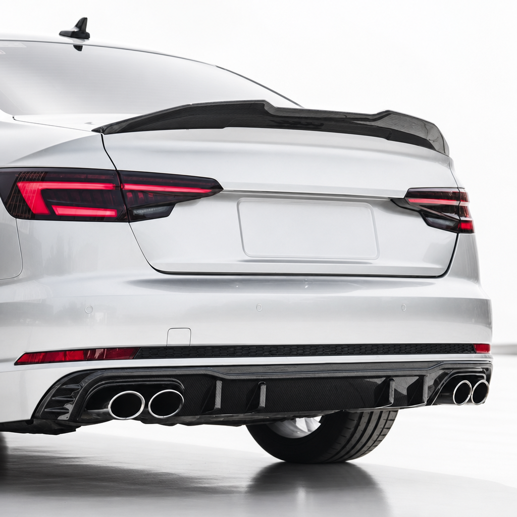 Audi A4 S-Line/S4 B9 Carbon Fibre Heckdiffusor Lippe