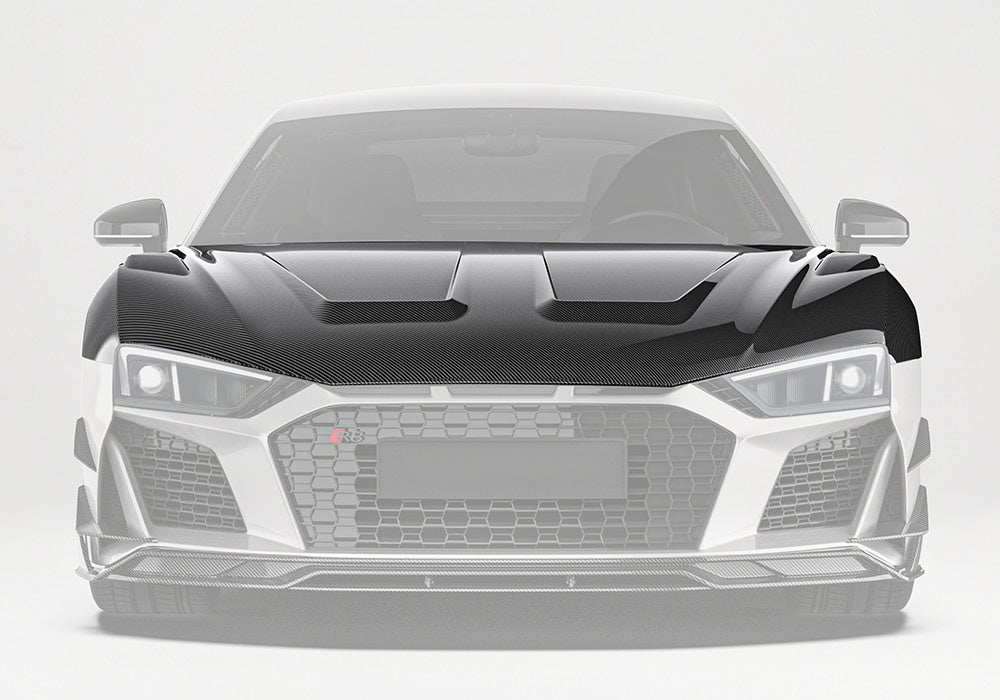 Audi R8 Mk2.5 Carbon Fibre Bonnet - lightweight performance upgrade with aggressive styling