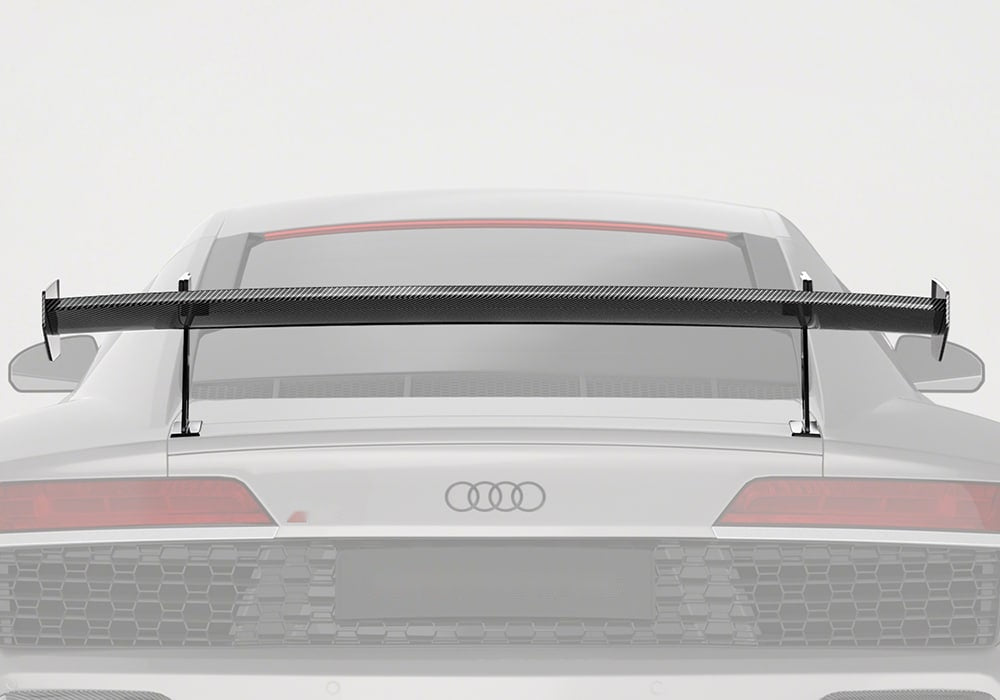 Audi R8 Mk2.5 Carbon Fibre Rear Wing Ver.2 - lightweight performance upgrade with gloss finish