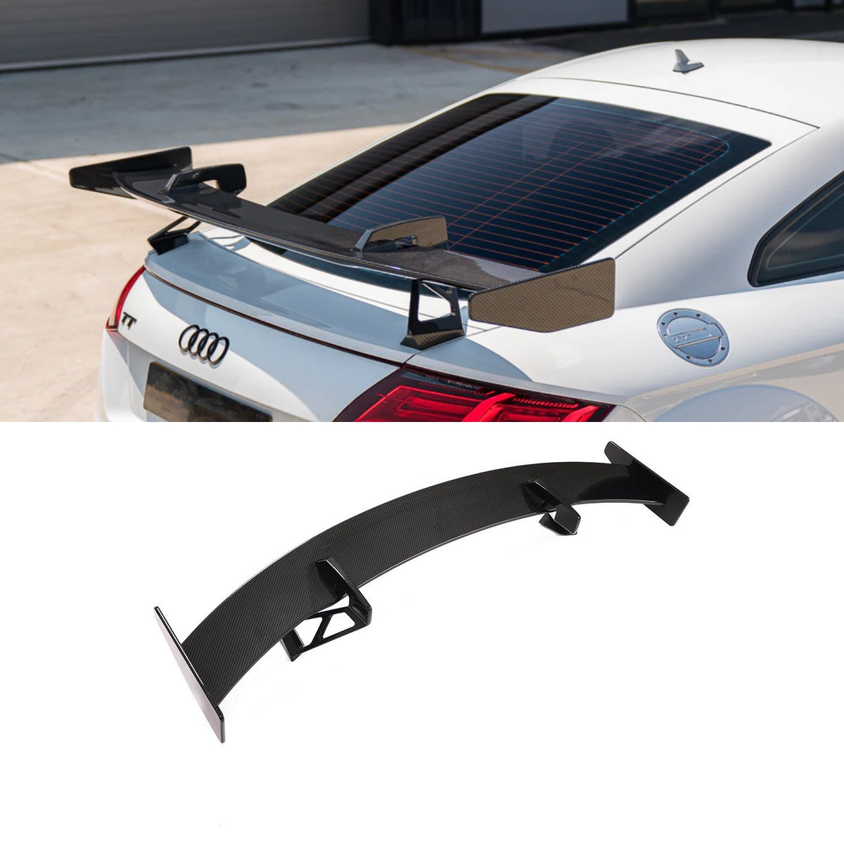 Audi TT/TTS/TTRS 8S (MK3) Carbon Fiber Rear Wing Spoiler Sport