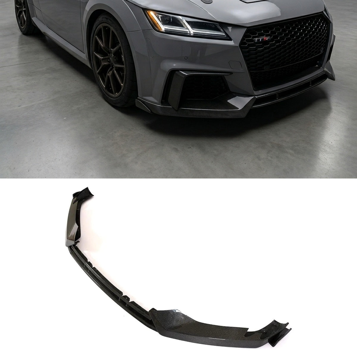 Audi TTRS 8S (MK3) Carbon Fiber Front Splitter Lip