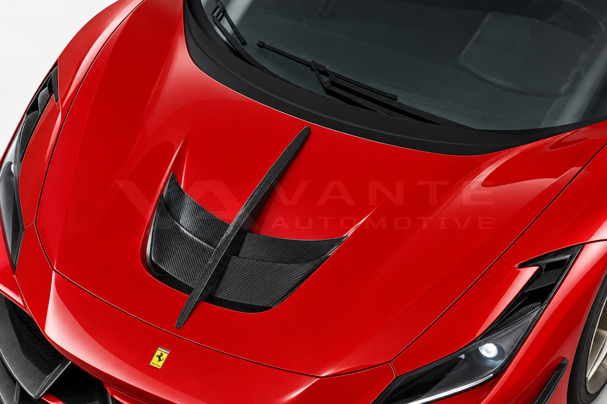 Ferrari F8 Tributo Carbon Fibre Front Fender Air Intake – image 3