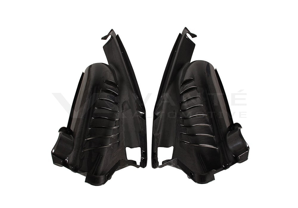 Ferrari F8 Tributo Carbon Fibre Engine Bay Covers