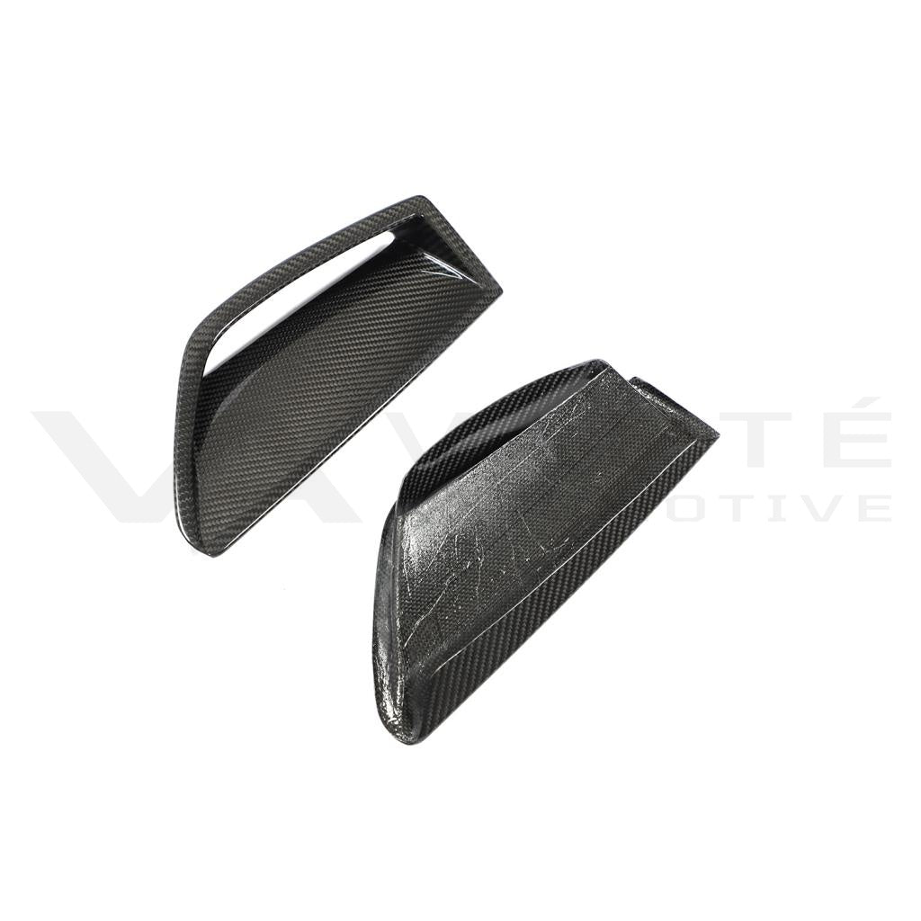 Audi RS6/RS7 C8 Ribetes Toma Parachoques Delantero de Fibra de Carbono