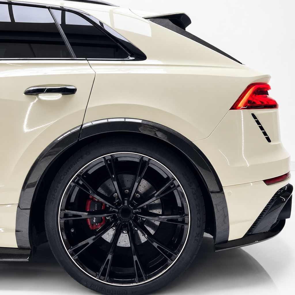 Audi RSQ8 4M Carbon Fiber Radkasten-Trims