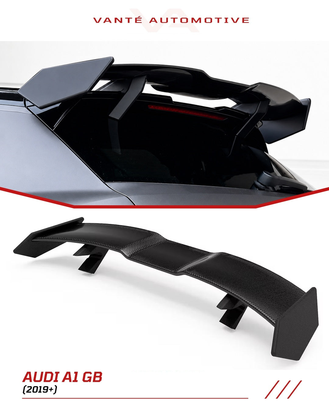 Audi A1 GB Heckspoiler Carbon Fiber