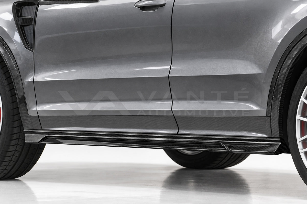 Porsche Cayenne 9YA/9YB Carbon Fibre Side Skirts – image 3