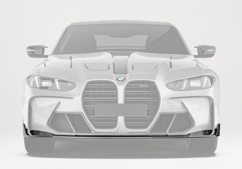 BMW M3 G80 Carbon Fibre Front Lip - aerodynamic track-inspired styling upgrade