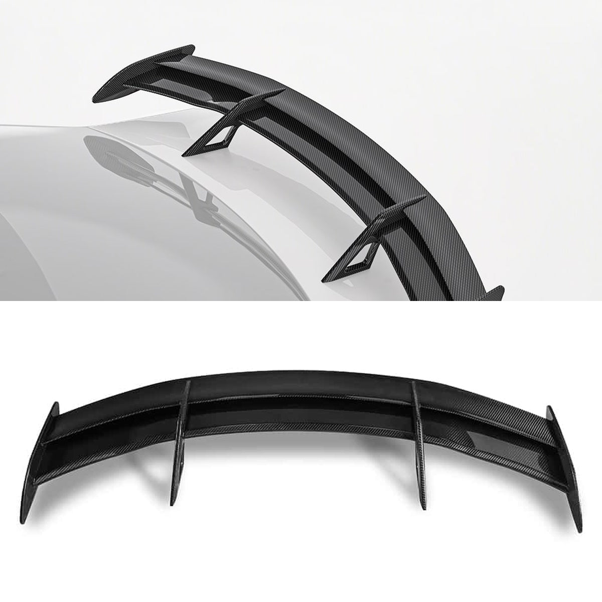 BMW M3 G80 Carbon Fibre Rear Spoiler Ver.2 - aggressive aerodynamic boot lid upgrade