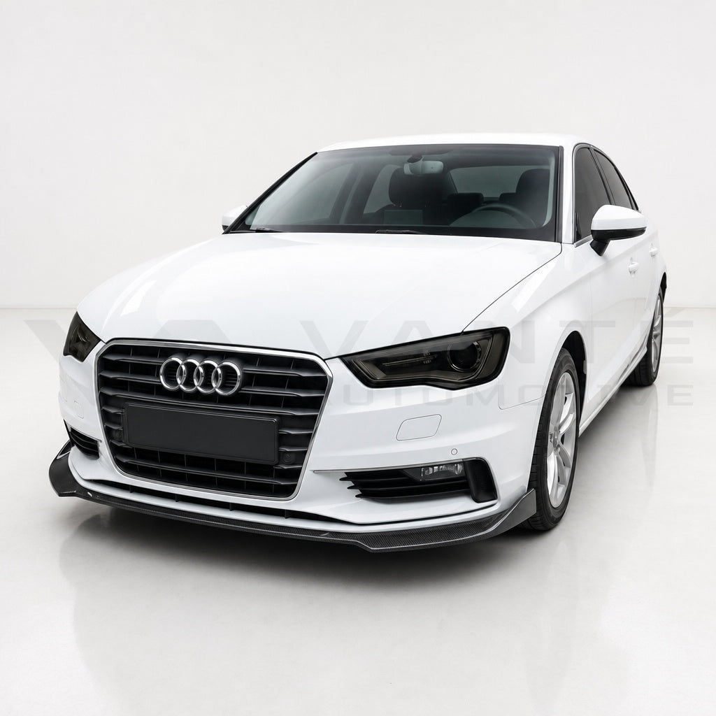 Audi A3/S3 8V Splitter Labio Delantero de Fibra de Carbono V1