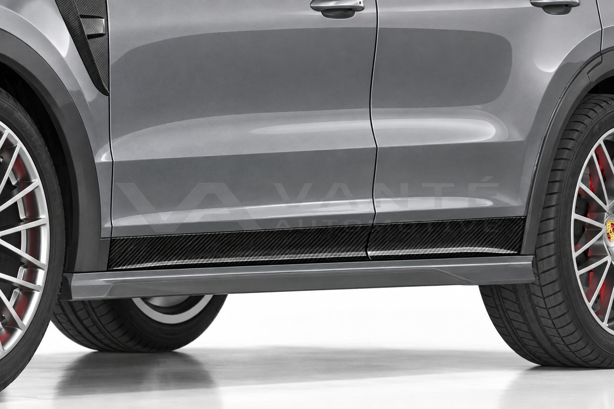 Porsche Cayenne 9YA/9YB Carbon Fibre Lower Door Moulding – image 2