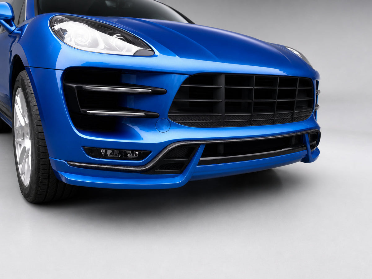 Porsche Macan 95B.1 Carbon Fibre Front Bumper Canard Vent Trim