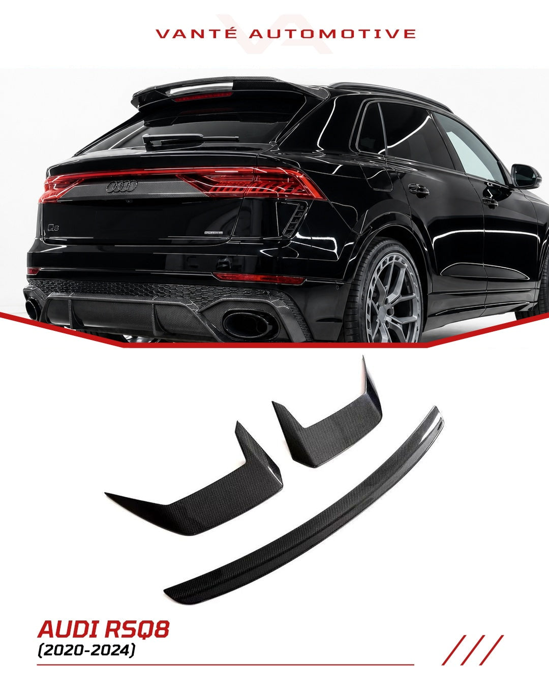 Audi RSQ8 4M Carbon Fiber Heckspoiler