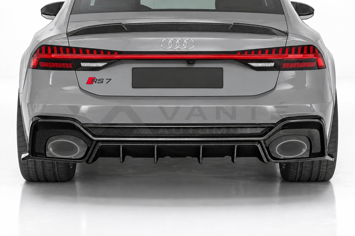 Audi RS6/RS7 C8 Carbon Fibre Rear Diffuser V3 – image 3