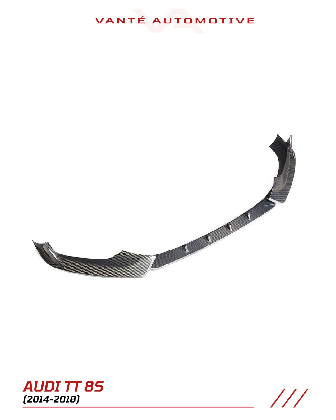 Audi TT 8S (MK3) Carbon Fiber Front Splitter Lip V1