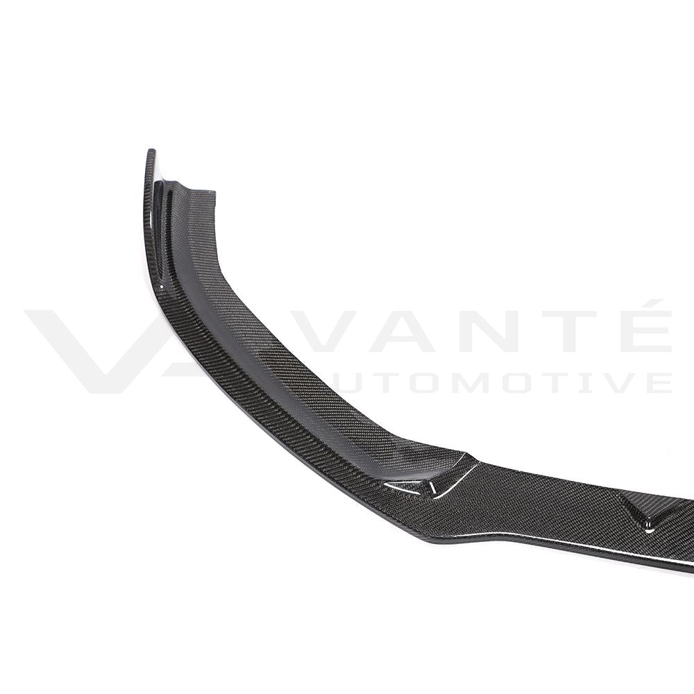 Audi A3 S-Line & S3 Sedán 8V.5 Labio Divisor Frontal de Fibra de Carbono