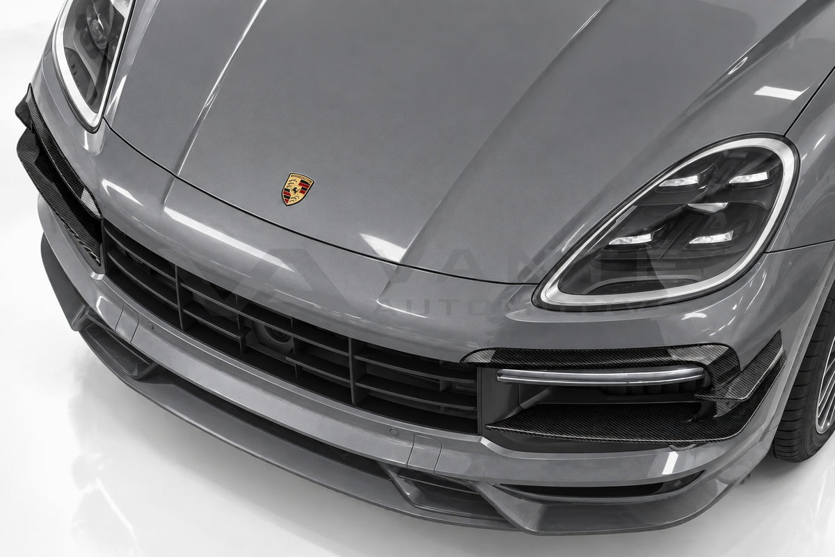 Porsche Cayenne 9YA/9YB Carbon Fibre Front Canards – image 3