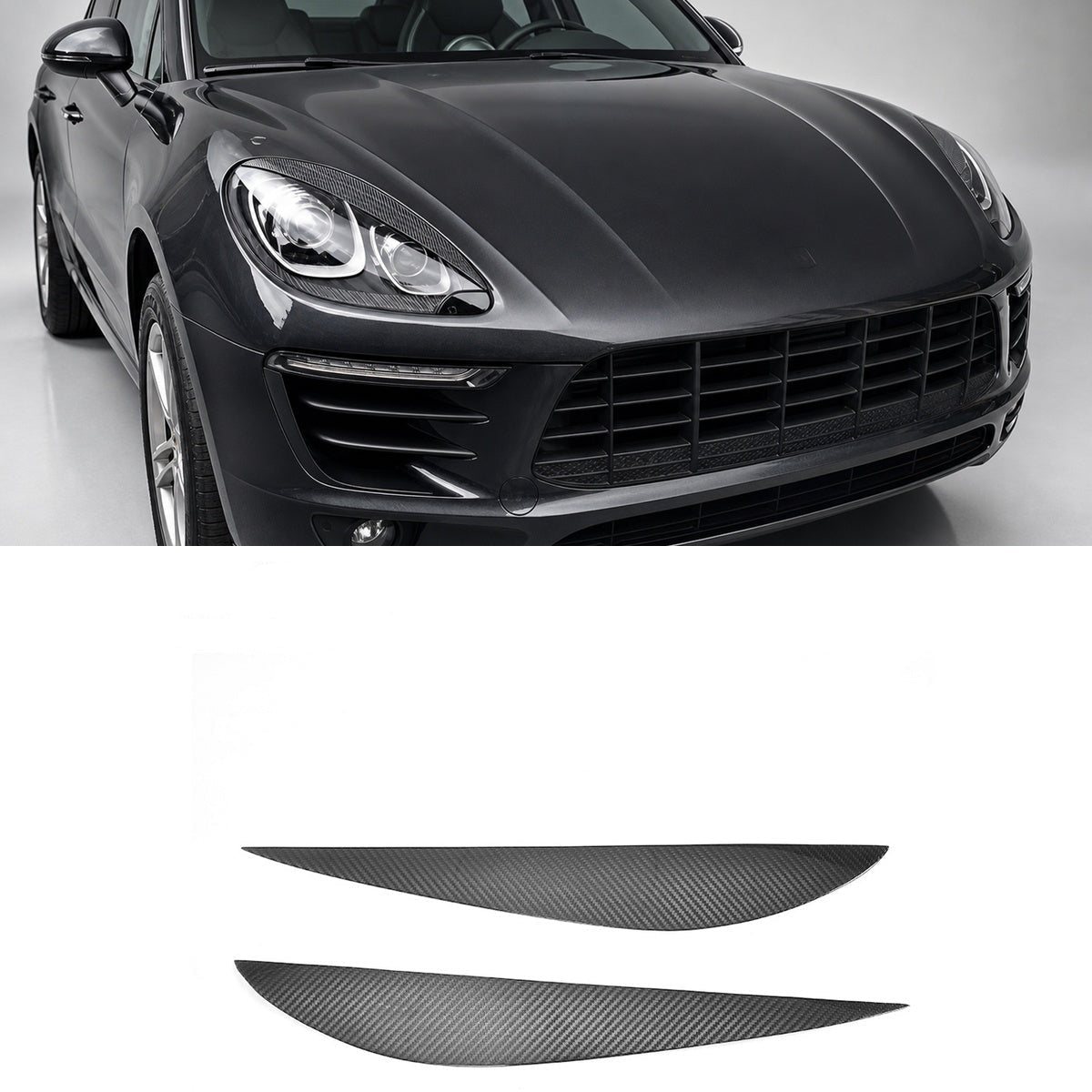 Porsche Macan 95B.1 Carbon Fibre Front Eyelids