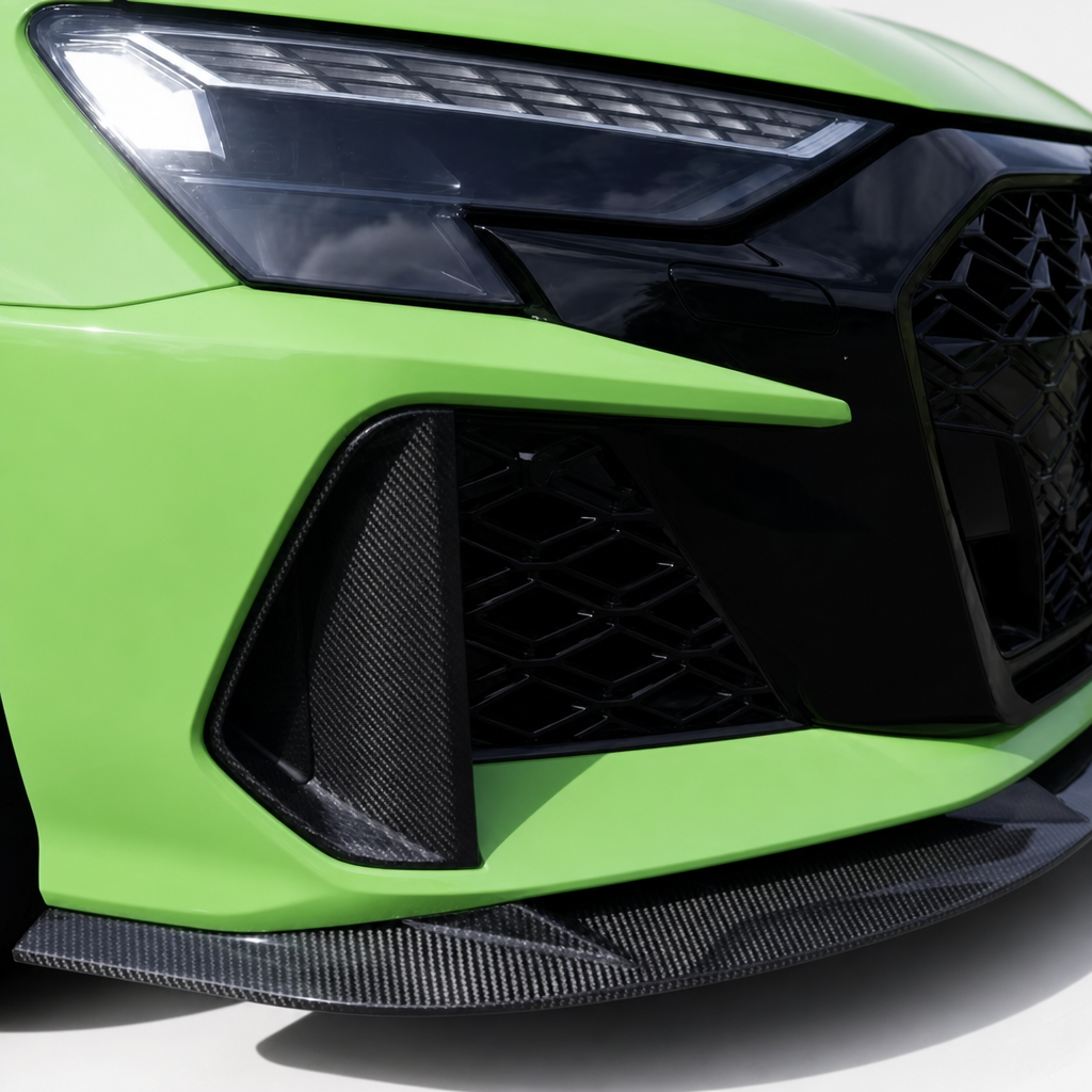 Audi RS3 8Y.5 カーボンファイバーフロントスプリッター