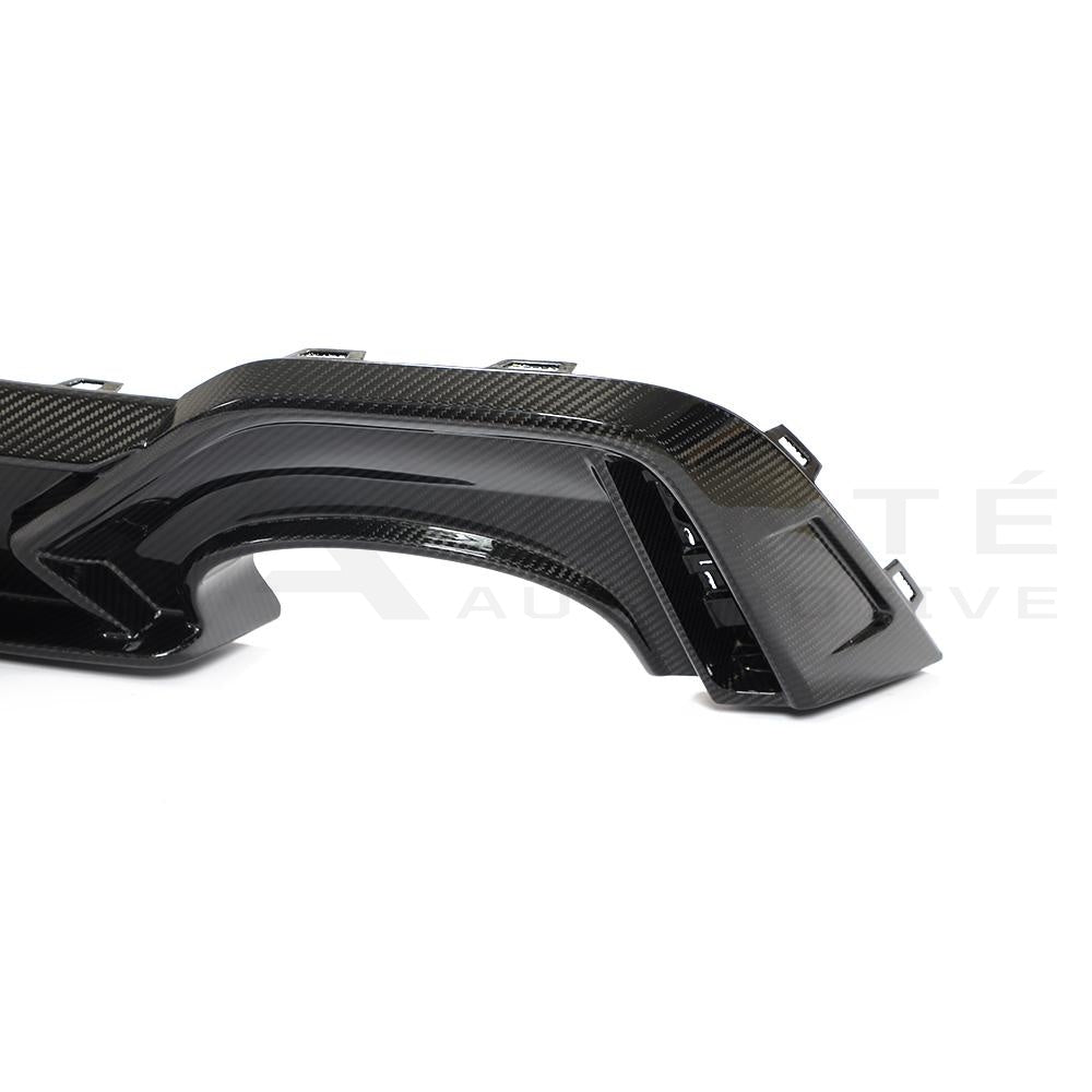 Audi RS6/RS7 C8 Carbon Fiber Rear Bumper Diffuser Lip Splitter