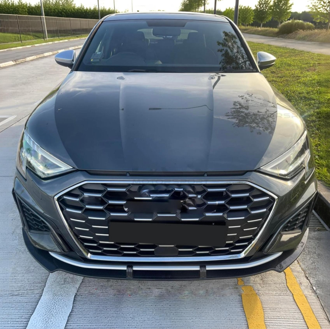Audi S3 8Y Carbon Fibre Front Splitter Lip image 2