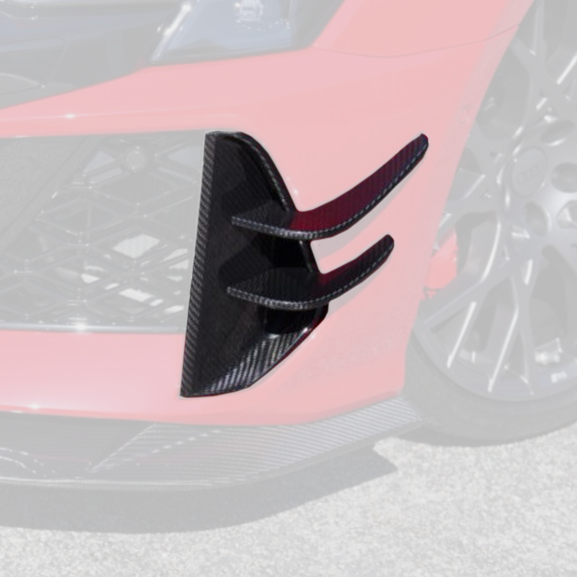 Audi RS3 8Y.5 Front Vent Canards/Wings GT Style image 3