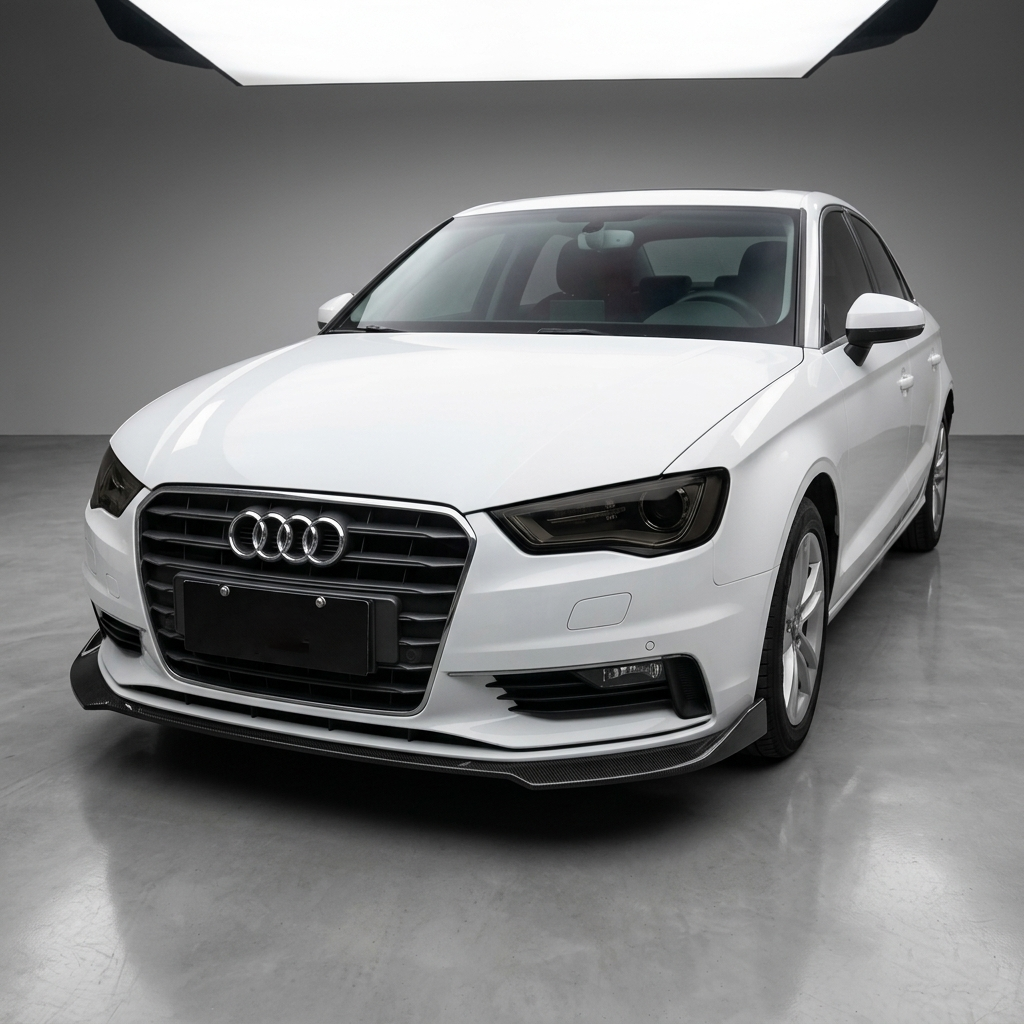 Audi A3 Sedan 8V Carbon Fiber Front Splitter Lip