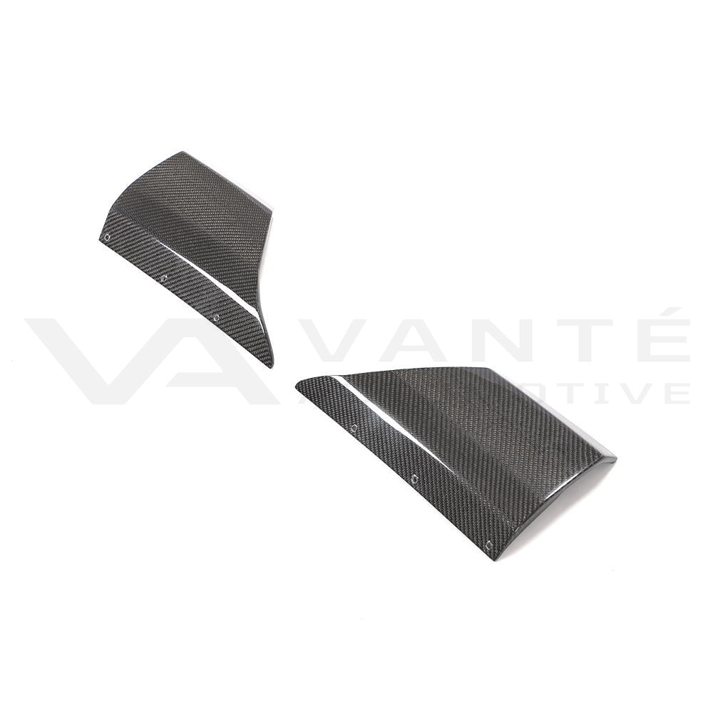 Audi RS3 8V.5 Lames de Diffuseur Arrière en Fibre de Carbone