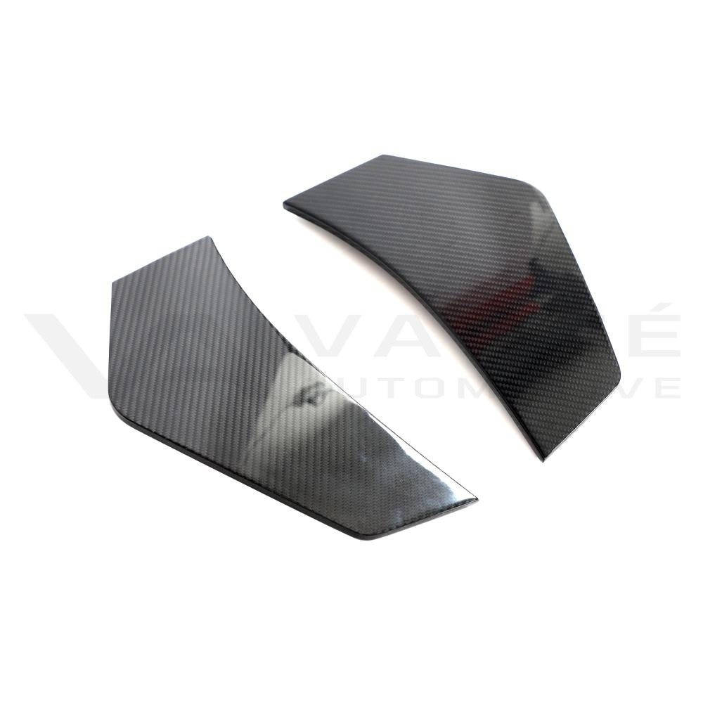 Audi R8 4S FL Carbon Fiber Rear Bumper Blades Fins
