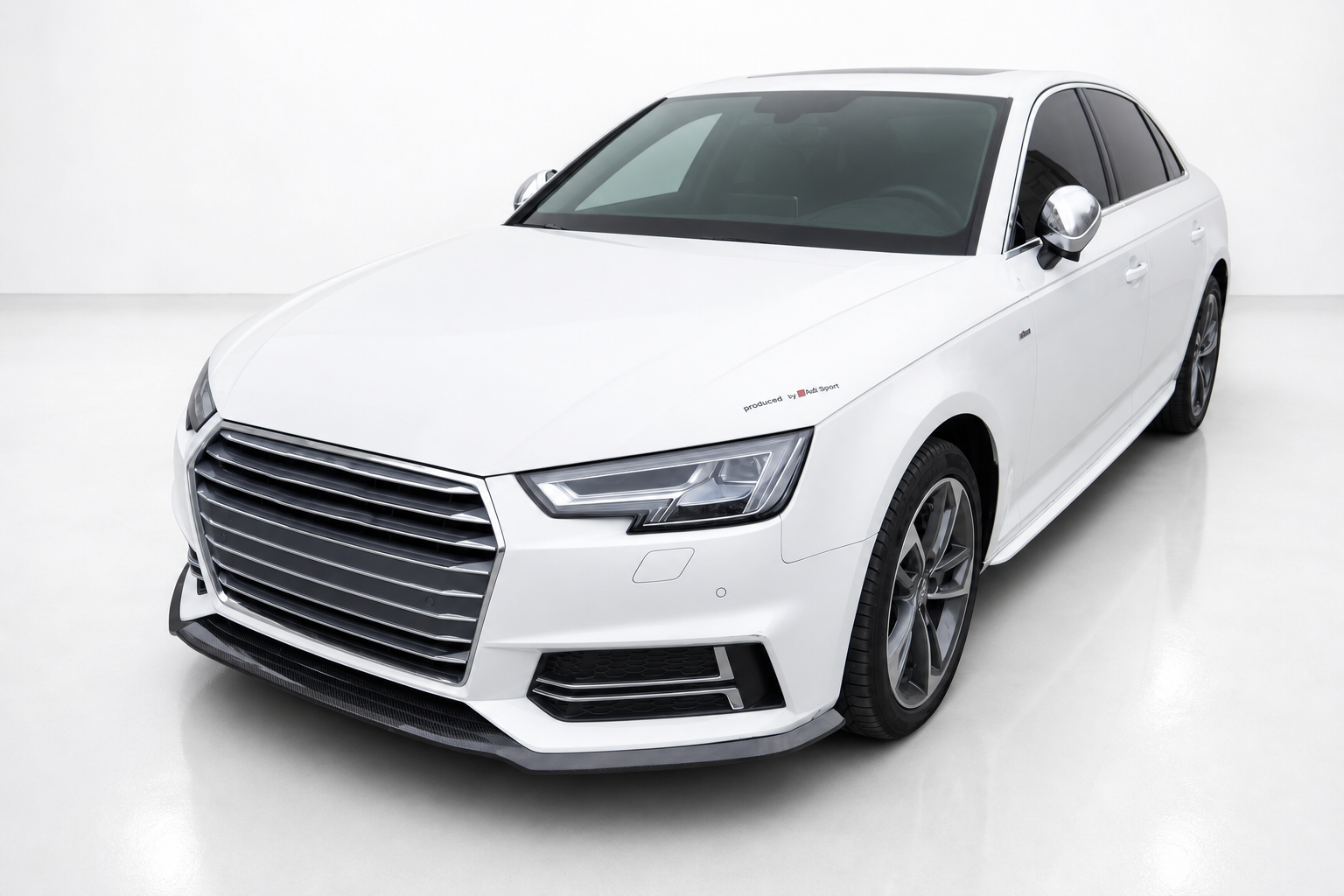 Audi A4 S-Line / S4 B9 Carbon Fibre Front Bumper Lip Splitter