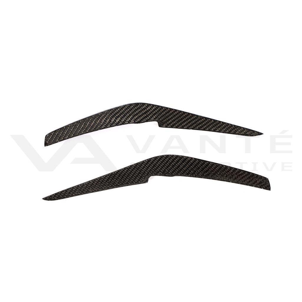 Canards de Pare-chocs Avant en Fibre de Carbone pour Audi A4 S-Line / S4 B9.5
