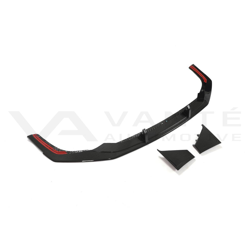 Audi RS6/RS7 C8 Carbon Fiber Front Splitter Lip V3