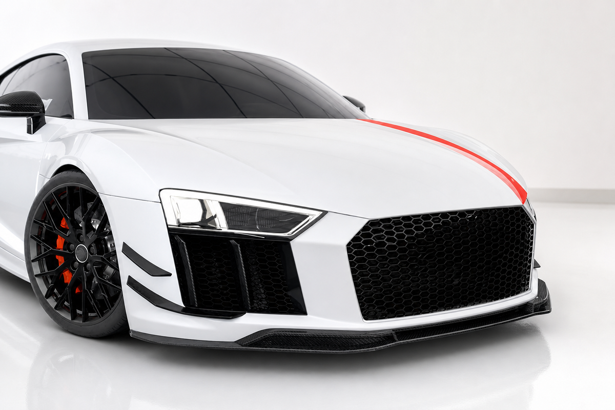 Audi R8 4S Canards Delanteros de Fibra de Carbono