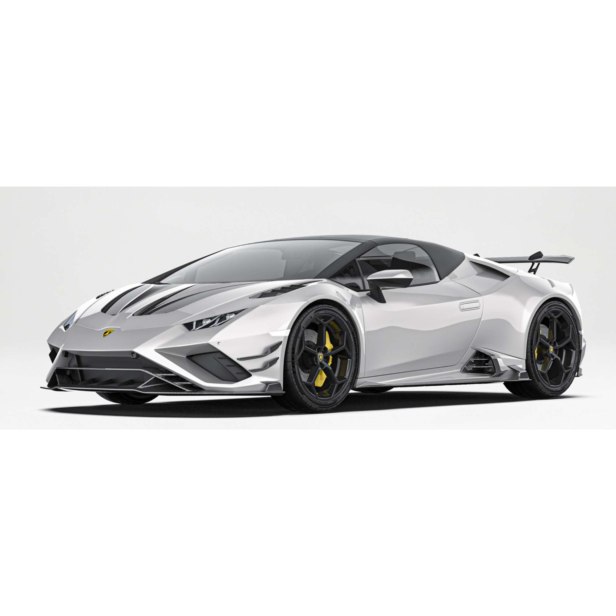 Lamborghini Huracan Evo Carbon Fiber Rear Bumper Trims image 2