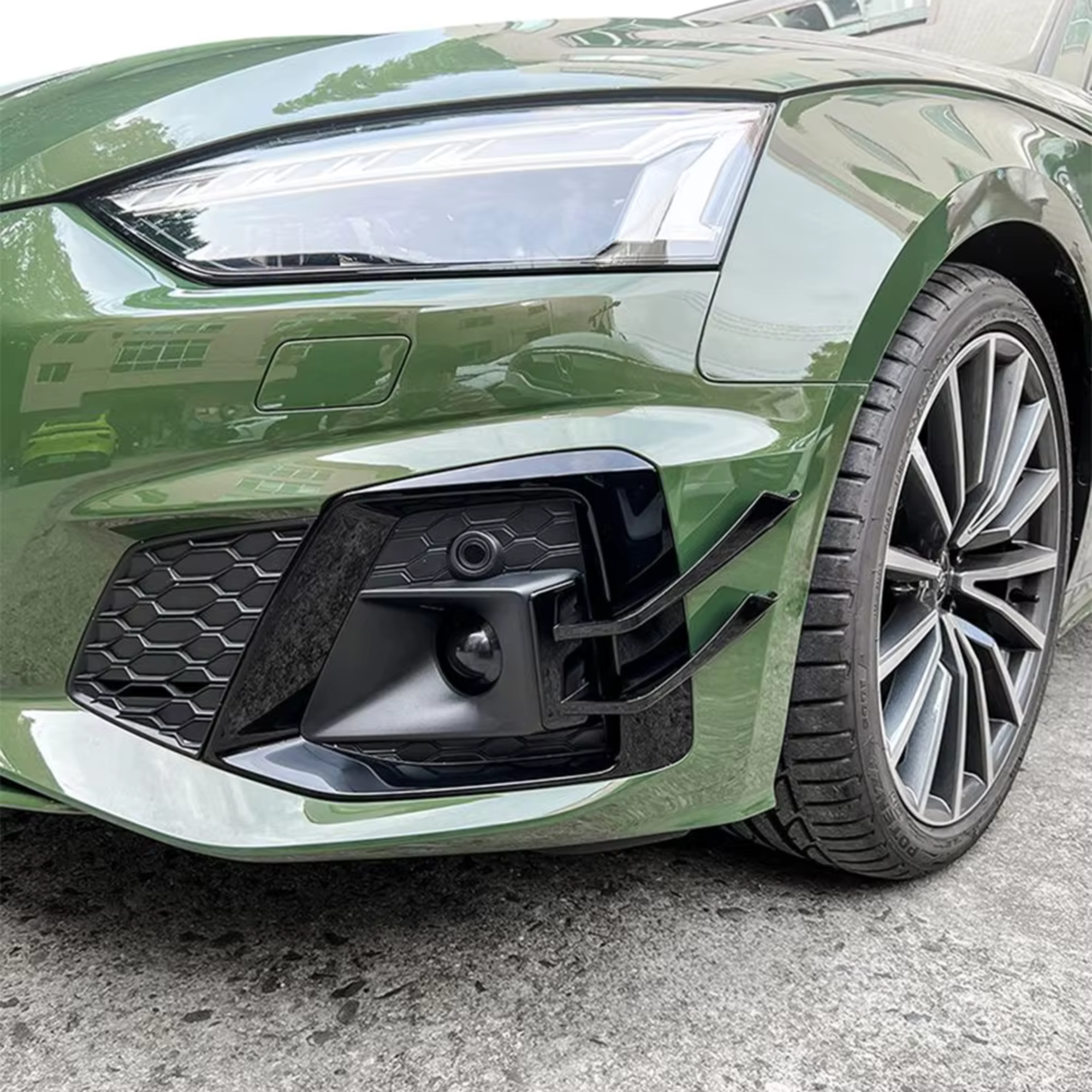Audi A4/S4 B9.5 Front Bumper Canards/Winglets image 0