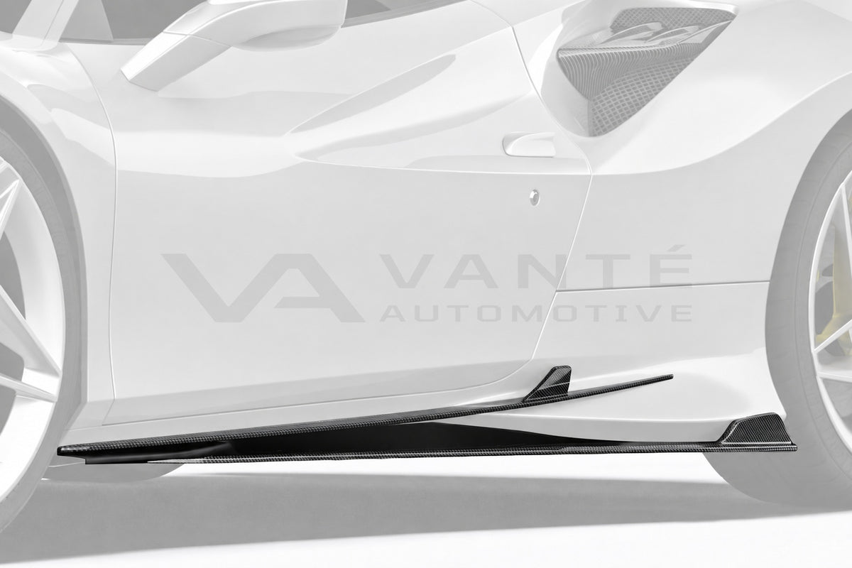 Ferrari F8 Tributo Carbon Fibre Side Skirts – image 5