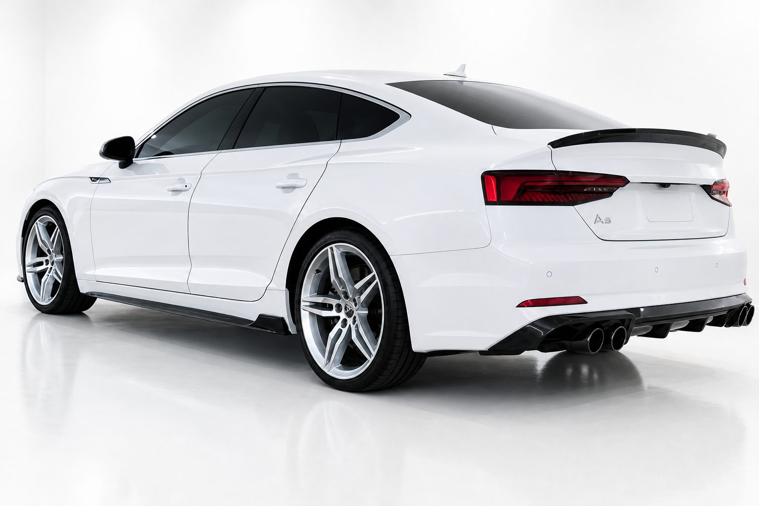 Audi A5 S-Line/S5 B9 Extensiones de fibra de carbono para estriberas laterales