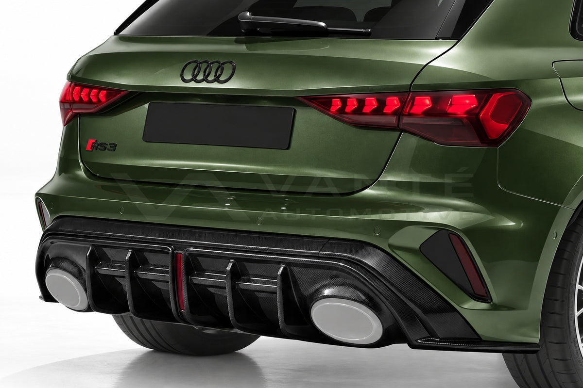 Audi RS3 8Y Carbon Fibre Rear Diffuser