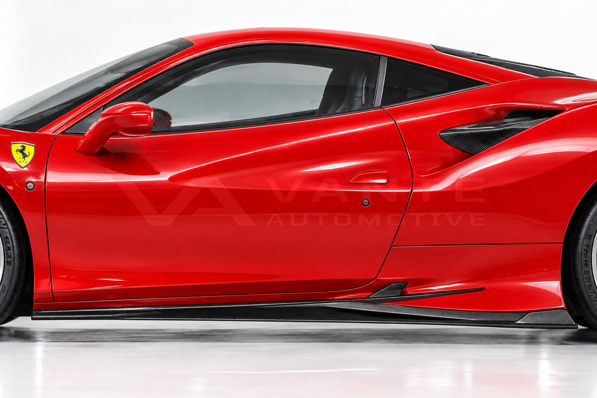 Ferrari F8 Tributo Carbon Fibre Side Skirts – image 3