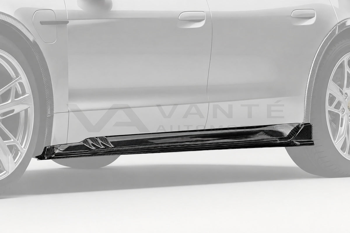 Porsche Taycan Cross Turismo Carbon Fibre Side Skirts – image 5