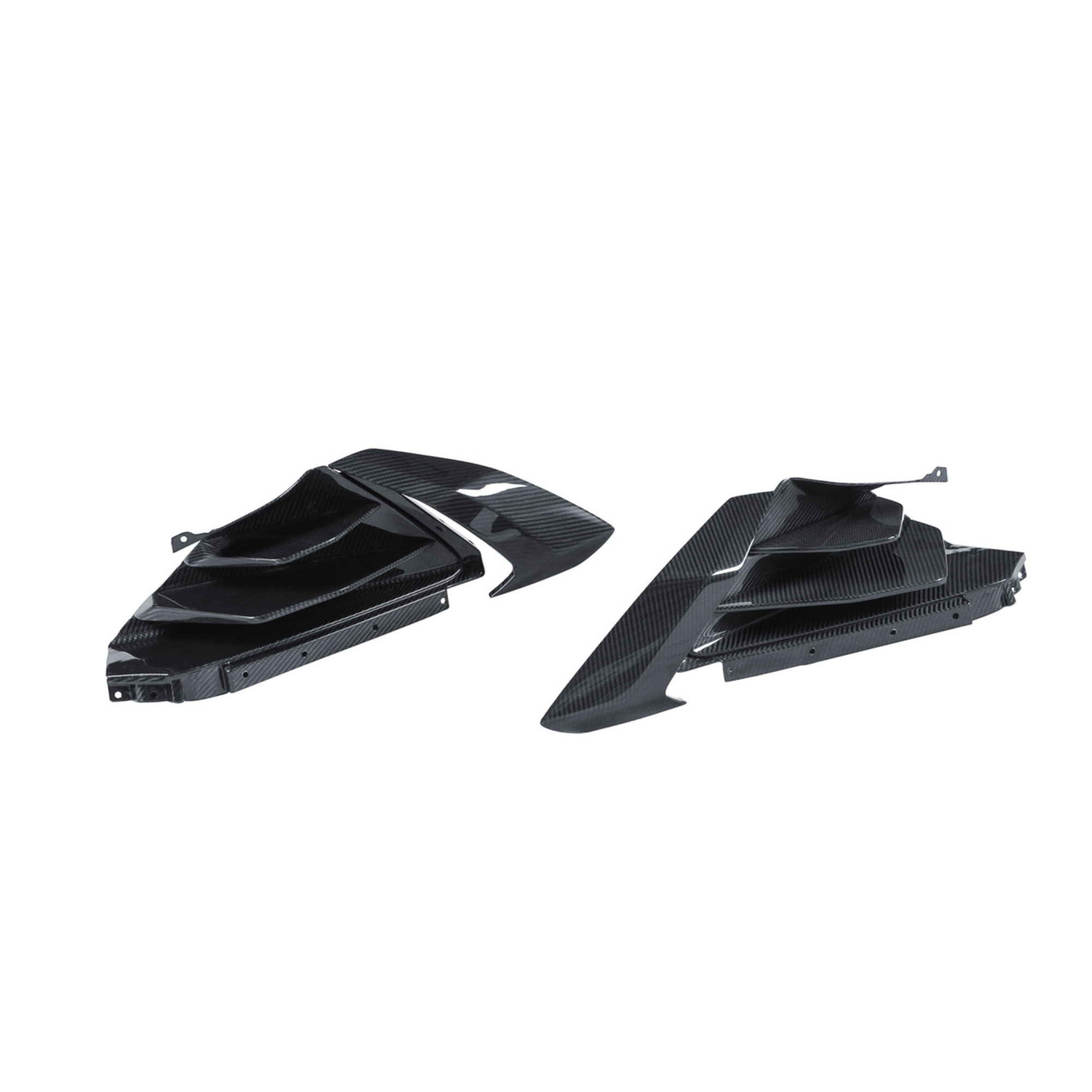 Lamborghini Huracan Evo Carbon Fiber Side Skirt Vent Trims image 4