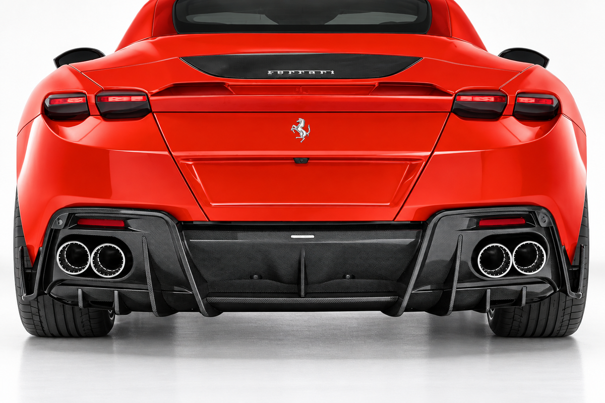 Ferrari Roma Carbon Fibre Rear Diffuser
