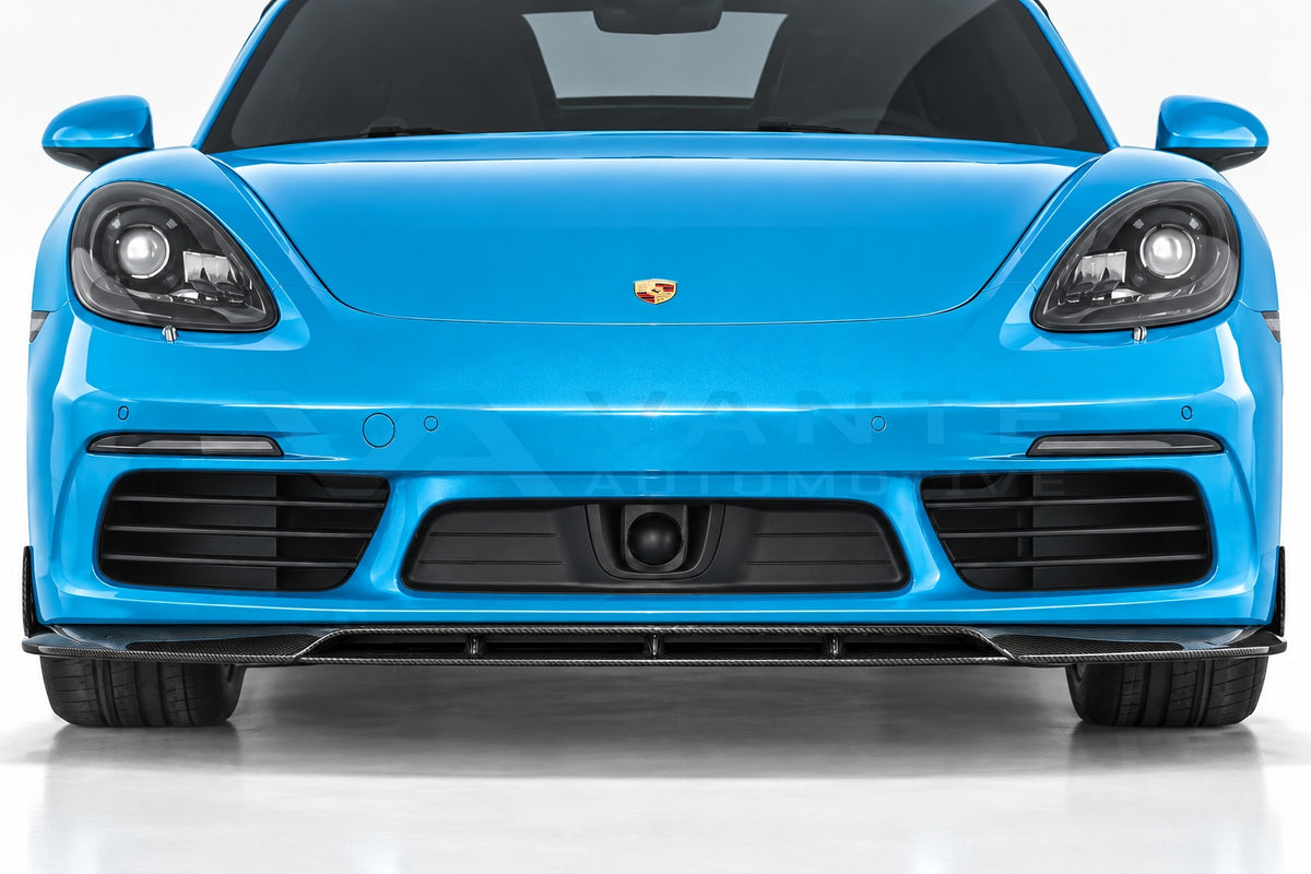 Porsche 718 Boxster/Cayman Carbon Fibre Front Lip – image 4
