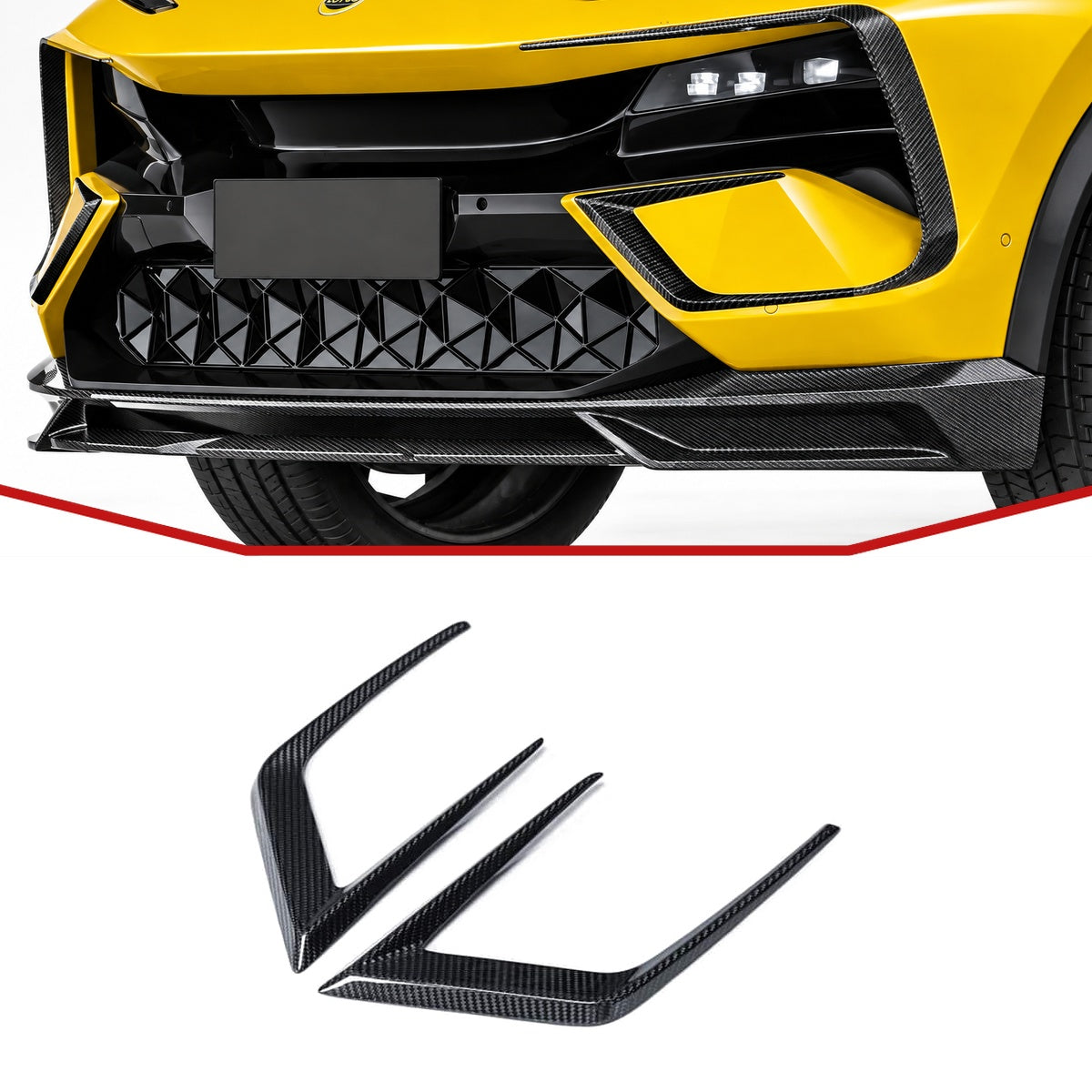 Lotus Eletre Carbon Fibre Lower Front Canard