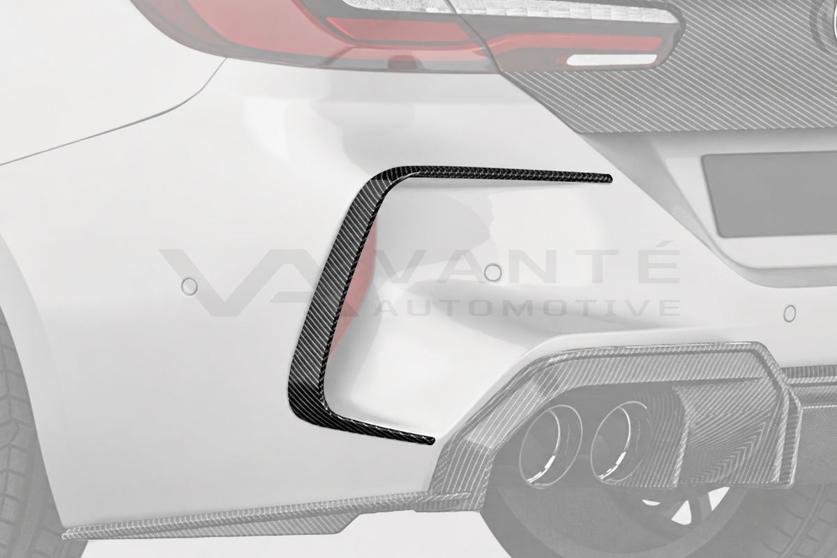 BMW M8 F91/F92/F93 Carbon Fibre Rear Canards – image 4