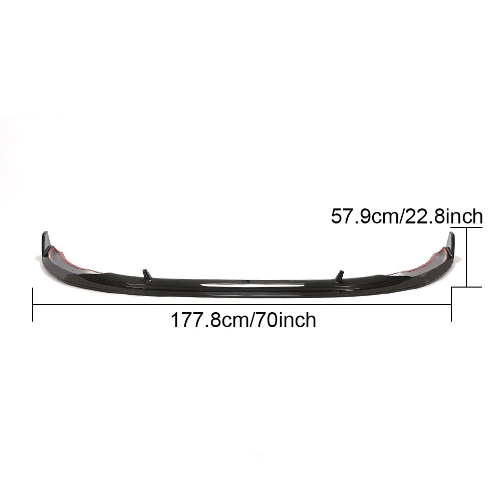Audi A4 S-Line S4 B9 Dry Carbon Fibre Front Lip - aggressive track-inspired styling upgrade