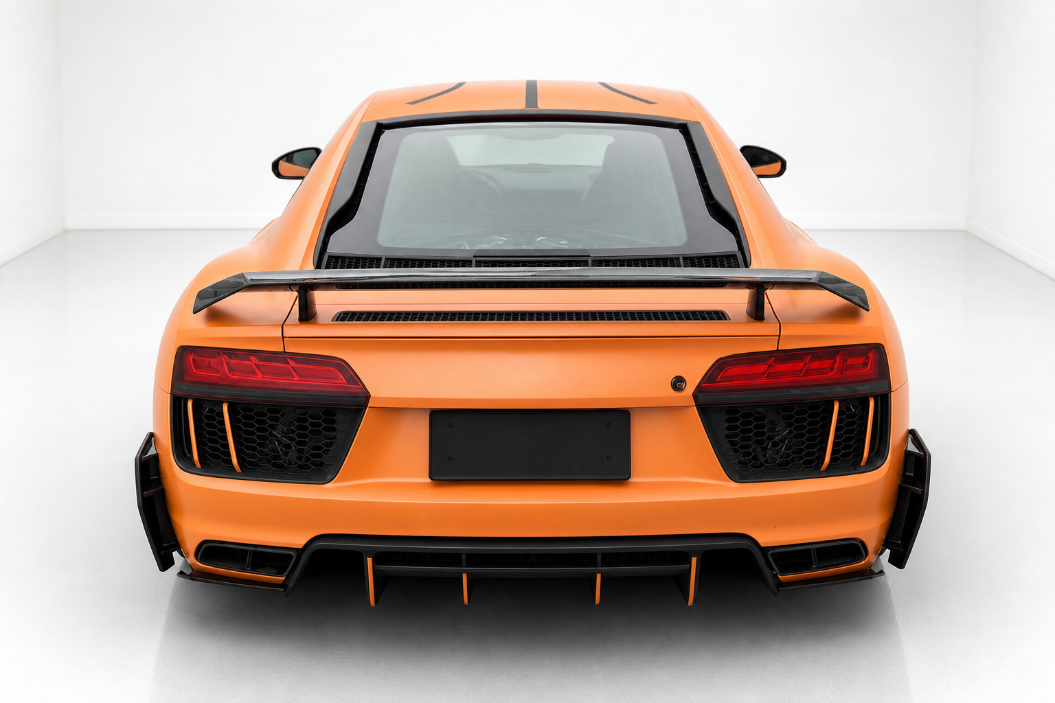 Audi R8 4S Carbon Fiber Full Rear Spoiler Wing
