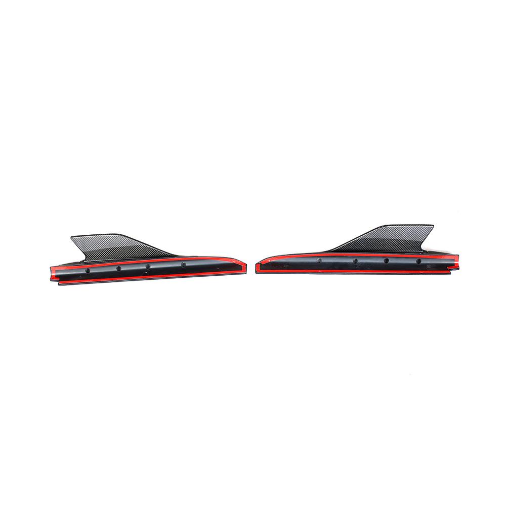 Audi R8 4S Carbon Fiber Side Bumper Fins Blades
