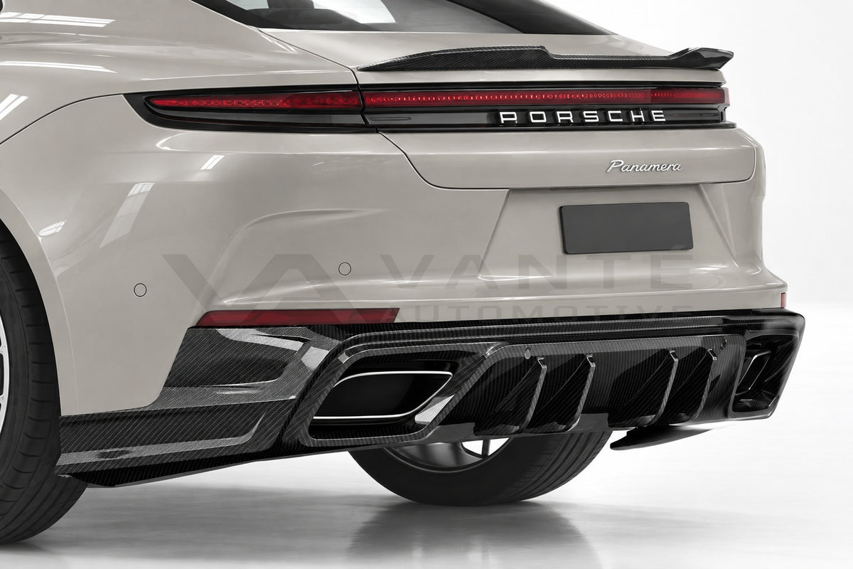 Porsche Panamera (2024+) Carbon Fibre Rear Diffuser – image 2