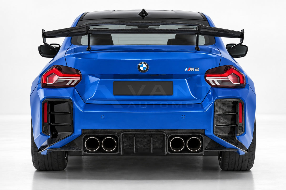 BMW M2 G87 Carbon Fibre Rear Bumper Trim – image 3